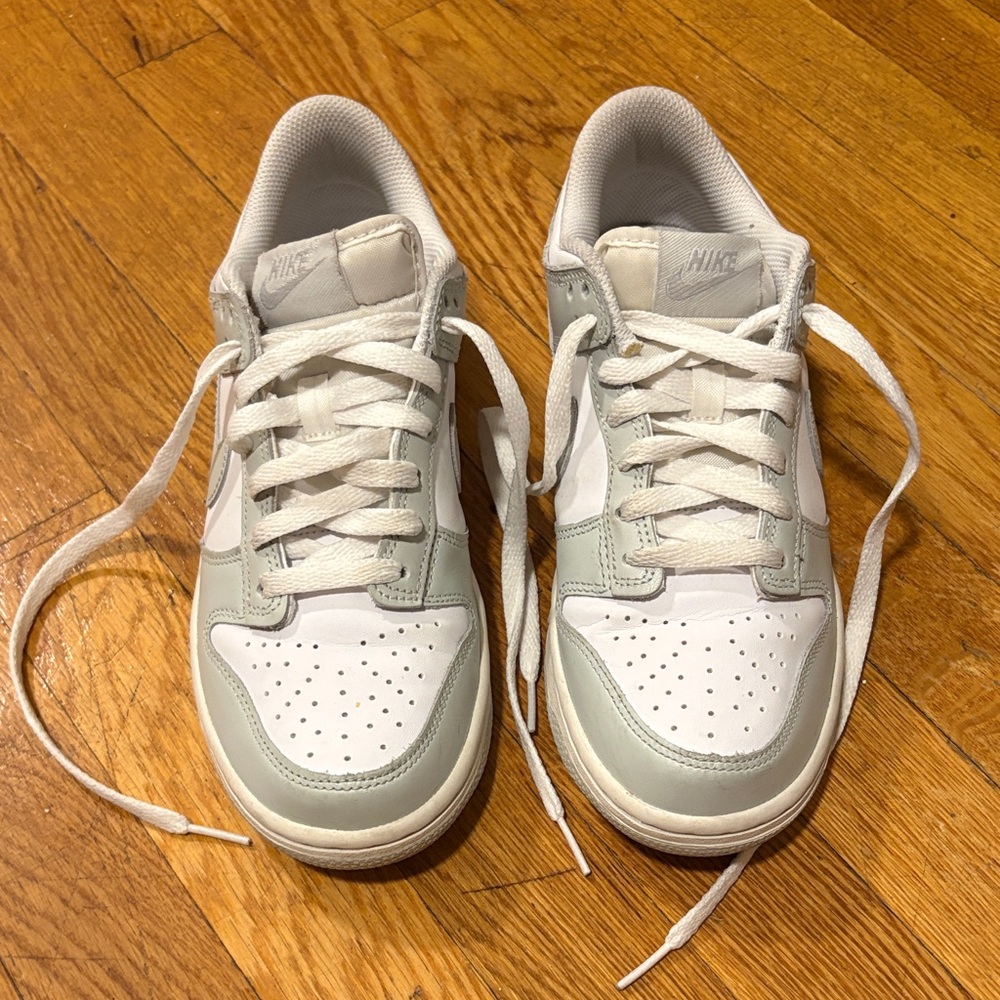Nike White and Light Gray Sneakers
